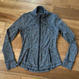 Lululemon Define jacket, Coco Pique Black White, size 8